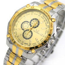 Grande promoção ORLANDO 030 Relógios masculinos de luxo Relógios de quartzo em aço inoxidável